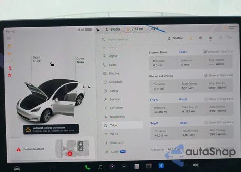 2021 Tesla Model Y Standard Range Rear-Wheel Drive из США, поврежденный, VIN 5YJYGDED4MF110400